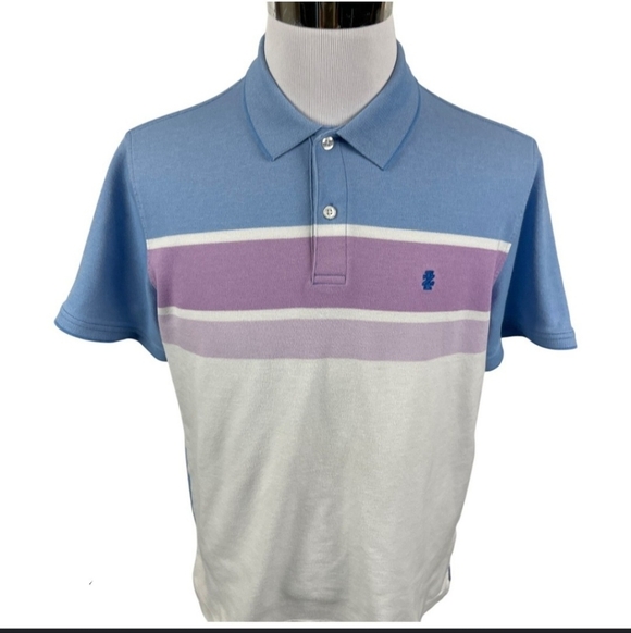 Izod Other - Izod Men's Advantage Performance Stretch Short Sleeve Polo Shirt Size L NWT